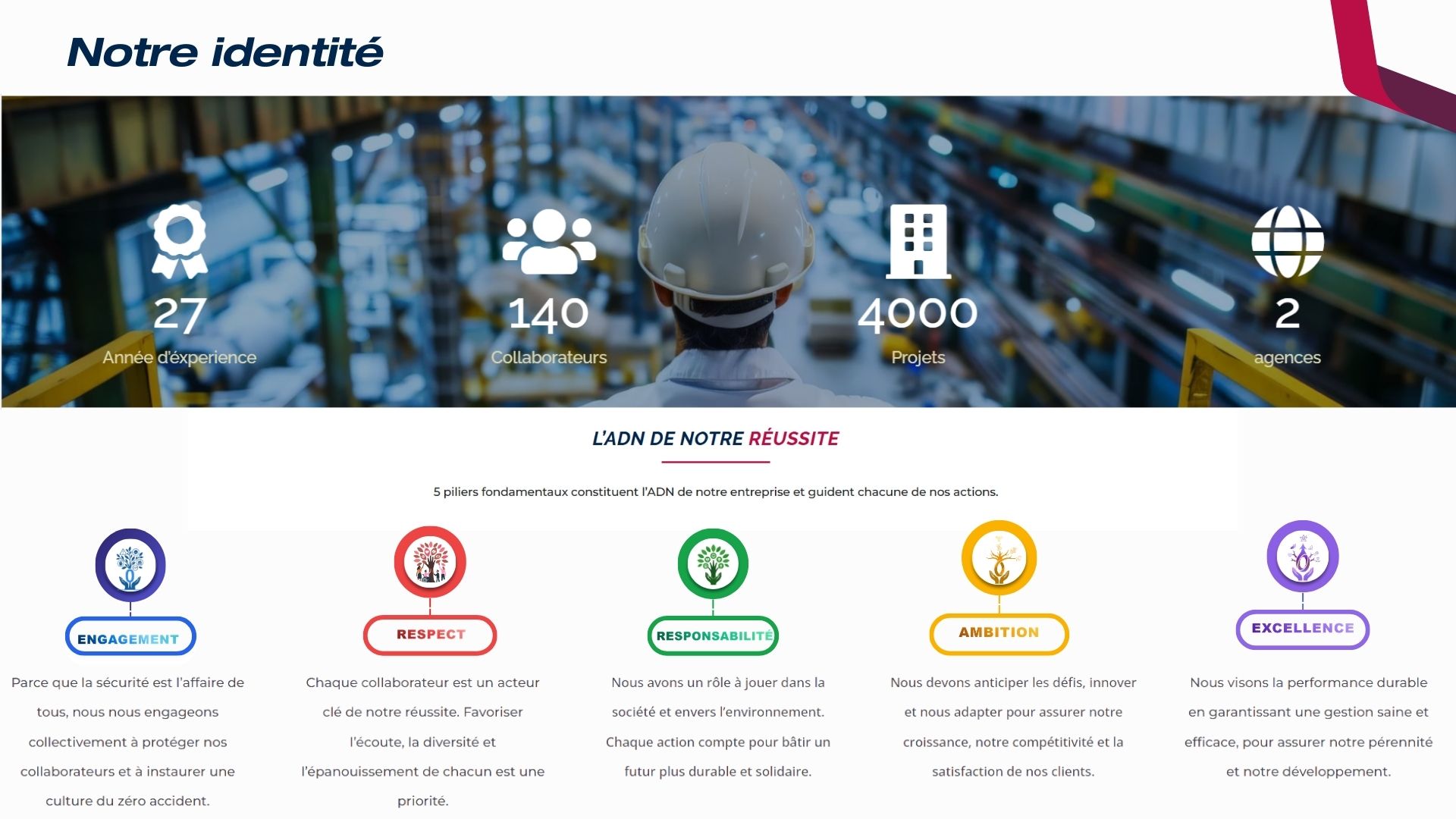 Nos piliers, nos engagements