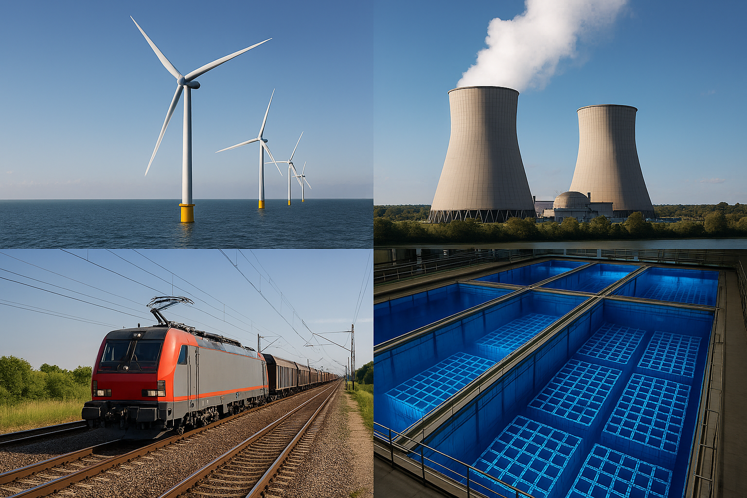 Énergies et Mobilité : Éolien en mer, nucléaire et transport ferroviaire